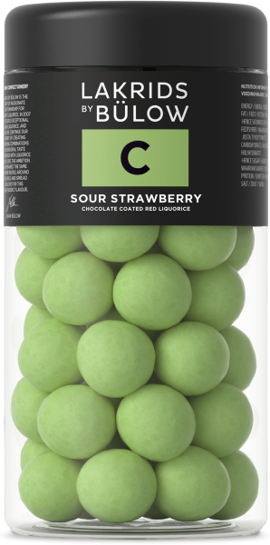 Lakrids by Bülow C regular - SOUR STRAWBERRY 295g